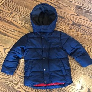 Gap Kids Warmest Quilted Jacket Fleece Lined and Hooded 4T